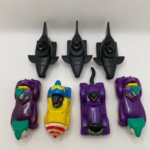 Batman Returns 1991 McDonald's Happy Meal Toys - Set of 7 Vehicles